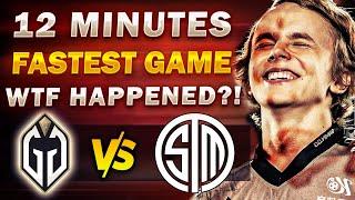 12 MIN FASTEST GG IN 2023 - GG vs TSM - WTF JUST HAPPENED