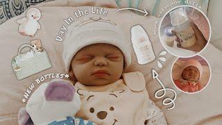 DAY IN THE LIFE|New Silicone baby| Reborns World