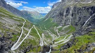 Trollstigen Scenic Drive 4K | Valldal / Sylte to Åndalsnes, Norway