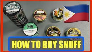 Snuff & Nicotine Pouches In The Philippines  Smokeless Phillipines How To Buy