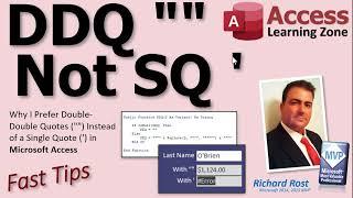 Why I Prefer Double-Double Quotes ("") Instead of a Single Quote (') in Microsoft Access