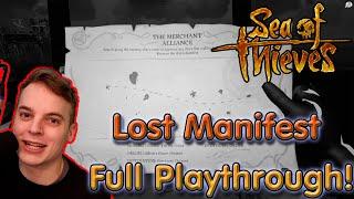 Merchant Alliance Lost Shipment Voyage Full Playthrough! Beginners Guide! Sea of Thieves