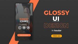 Glossy UI Design In Kodular || Pixel Editor