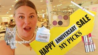 NORDSTROM ANNIVERSARY SALE PICKS | nordstrom private shopping event LA + kitten update vlog