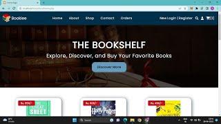 Bookstore Website developed using Html, Css, Javascript & Php.