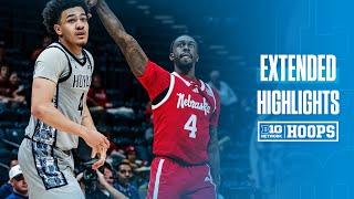 Georgetown vs. Nebraska | EXTENDED HIGHLIGHTS | Big Ten Basketball | 04/02/2025