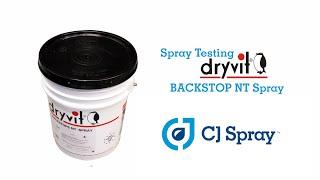 Spraying Dryvit Backstop NT using a Graco GMAX II 7900 with CJ Spray