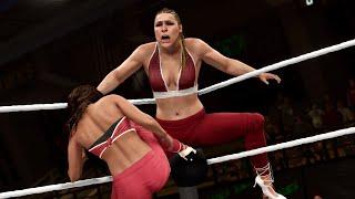 LOW BLOW MATCH - Katana Chance vs Ronda Rousey - WWE2K23