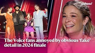 The Voice fans annoyed by obvious ‘fake’ detail in 2024 finale | Yahoo Australia