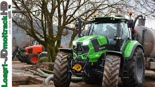 NEW Deutz Fahr 6165TTV at work 2017 !