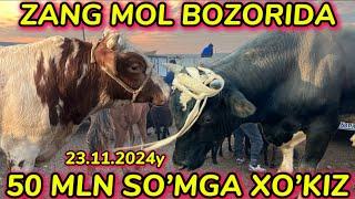 50 MILLION SO’MLIK XO’KIZLAR ZANG MOL BOZORIDA 23.11.2024y #rek #video #youtube #chorva #olami #buqa