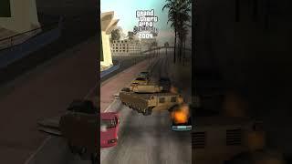 Evolution of Tank vs. Cars in GTA GAMES! (GTA 3 → GTA 5) #gta #evolution #shorts