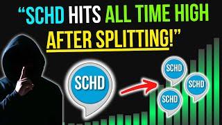 SCHD ETF HAS SPLIT! HITS ALL TIME HIGH! + How Many Shares & How Much Dividend Income!