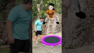 Trampoline Prank by HulkTV #shorts