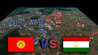 20.000 TAJIKISTAN ARMY vs 15.000 KYRGYZSTAN ARMY | WARNO