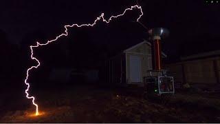 INSANE 30,000 Watt Tesla coil making HUGE sparks! DRSSTC