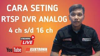 RTSP DVR HIKVISION untuk live streaming di youtube dengan #obsstudio part 2