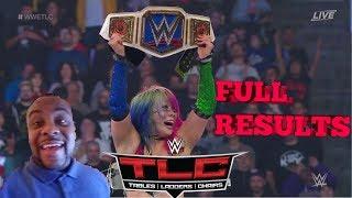 RONDA ROUSEY SPOILS BECKY LYNCH HISTORIC TITLE RUN | WWE TLC 2018 FULL RESULTS AND REACTIONS