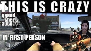 The GTA 6 Experience! This Is Crazy (Realistic First Person GTA 4)Mission:4 & Cutting Up in Traffic