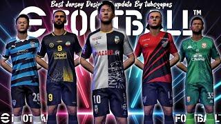 New Kits! "Top 5 Best Kits Design"  Jersey eFootball 2025 mobile