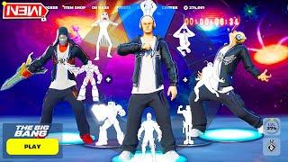 Fortnite EMINEM (Slim Shady Skin) doing all Funny Built-In Emotes #THEBIGBANG