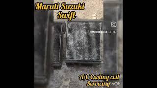 Swift cooling coil servicing #Swift A/C Service # viral #