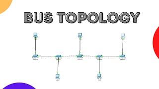 Bus Topology in Cisco Packet Tracer | Network Topology | #bustopology #CiscoPacketTracer