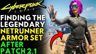 Cyberpunk 2077 - How To Get Legendary Netrunner Armor Set | Update 2.1 (Locations & Guide)