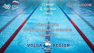 Областной Кубок Детской Лиги Плавания «Поволжье». Первый этап