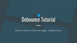 How to Debounce [ROBLOX STUDIO]