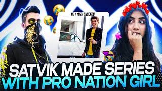 SATVIK vs Pro Nation Girl  FULL SERIES  in Clash Squad Rank