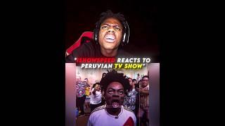 iShowSpeed Reacts to TV Show Recreating his Peru Stream  #ishowspeed #peru #edit
