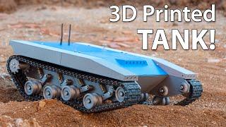 Fully 3D Printed TANK / Tracked Robot Platform