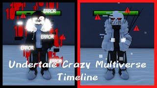 Alpha Corruption Pack┃Showcase┃Undertale Crazy Multiverse Timeline【DylanOwO】