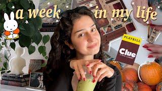 a week in my life| shopping for room decor, cozy hobbies, & halloween