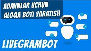 Telegram aloqa bot ochish