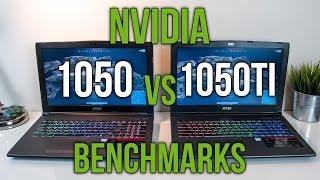 Nvidia 1050 vs 1050 Ti - Laptop Graphics Comparison Benchmarks