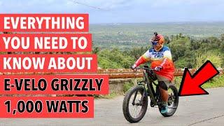 FULL REVIEW: E-VELO GRIZZLY 1000 WATTS ELECTRIC MTB