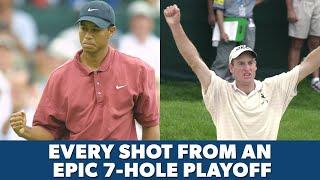 Tiger Woods vs. Jim Furyk | EPIC 7-hole playoff at Firestone in 2001