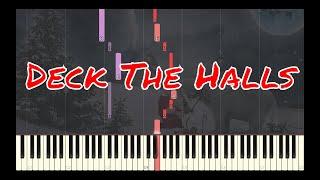 Deck the Halls - Easy Piano Tutorial Synthesia | Library of Music