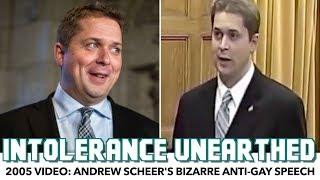 Andrew Scheer's Bizarre Speech: 'Gay Marriage Is Like A Dog's Tail'
