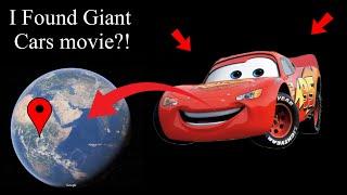 I Found Giant Cars movie on Google Maps and Google Earth on Real Life #map #earth #universala2z