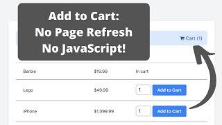 Laravel "Add to Cart": With/Without Livewire [LIVE-CODING]