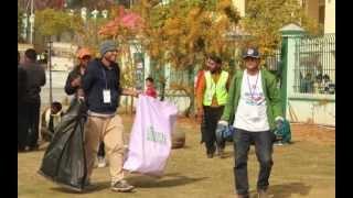 Waste Warriors in action at ODI Match - England v India