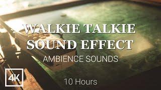 Walkie Talkie Static Noise Sound Effect {10 Hours}