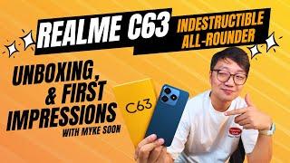 Unboxing the realme C63: Indestructible All-Rounder for Busy Lives!