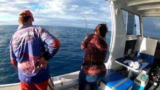 Lucinda Fishing and getting sharked Gt's and Tuna