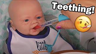 Silicone Baby Noah Needs Medicine For Teething