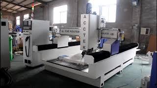 AccTek China 4 axis cnc router, 4d cnc router, 4 axis cnc machine price