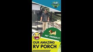 Our Amazing RV Porch #rvlife #rv #diy #travel #camping #nomadshubham